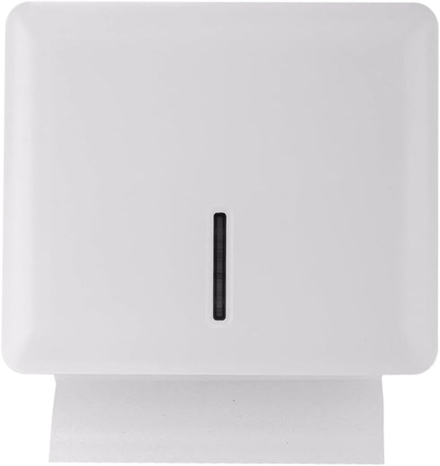 Multifold Paper Towel Dispenser Wall Mount (White), Folded Hand Towel Dispenser for