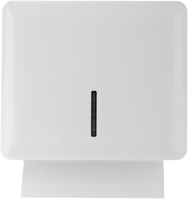 Multifold Paper Towel Dispenser Wall Mount (White), Folded Hand Towel Dispenser for