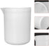 Plastic Graduated Beaker Lab Beaker, 250ML Measuring Liquid Container with Handle and Spout