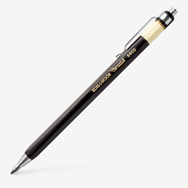 Koh-I-Noor : Mechanical Clutch Pencil Leadholder for 2mm Leads 5900 Black by KOH-I-NOOR