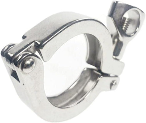 LQQIQIILII 5pcs Sanitary Stainless Steel Tri Clamp Set - Heavy Duty Clamps for