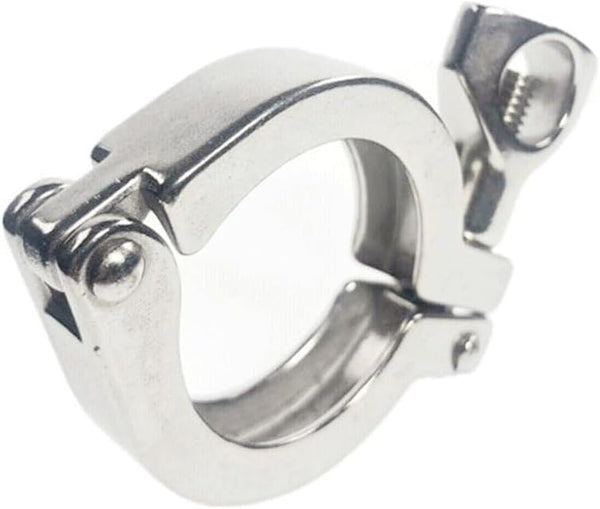 LQQIQIILII 5pcs Sanitary Stainless Steel Tri Clamp Set - Heavy Duty Clamps for