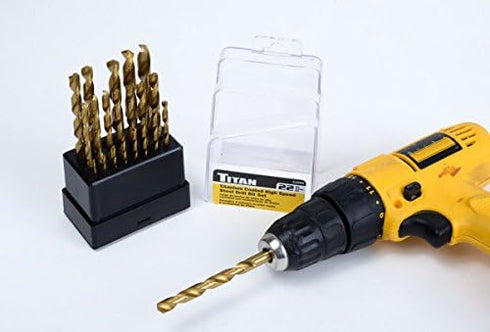 Titan Tools - Drill Bit Set 22 Pcs (11006) by Titan