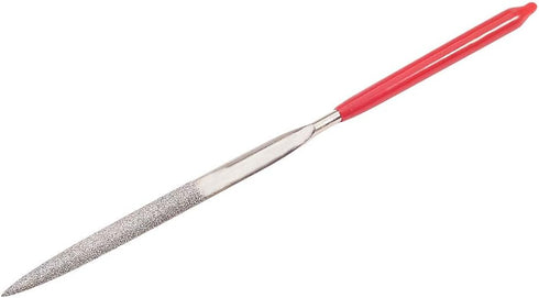 Utoolmart Mini Diamond Needle File Set, 3mm x 140mm Half Round Files, 150 Grits for Metal Glass Stone