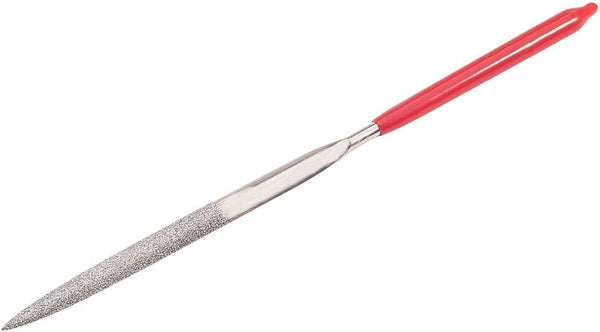 Utoolmart Mini Diamond Needle File Set, 3mm x 140mm Half Round Files, 150 Grits for Metal Glass Stone