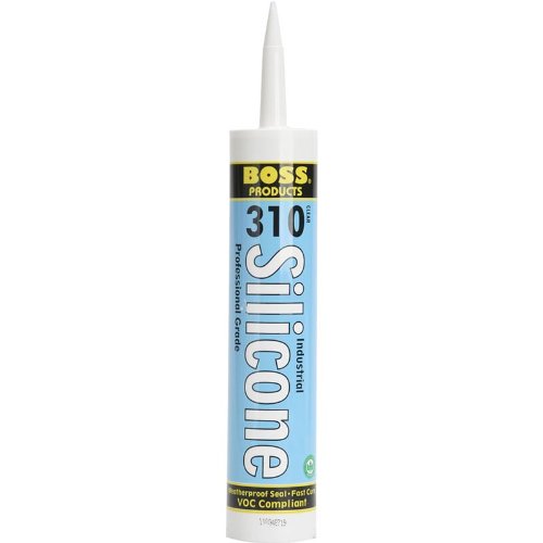 LLC 0103CL48 Boss 310 Industrial Silicone Sealant, Clear