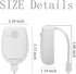 Toilet Light with Motion Detection White Sensor LED Bathroom Toilet Bowl Light by Rysa Light