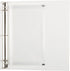 JAM PAPER Plastic 3 Hole Punch Binder Envelopes - #10 Wallet Booklet Clear Zip Closure 3/Pack
