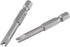 5 Pcs 1/4" Hex Shank Alloy Steel U Shape Magnetic Screwdriver Drill Bits Set, 50MM Length U4 U5 U6 U7 U8