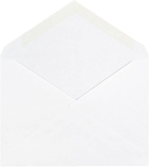 JAM PAPER A2 Invitation Envelopes with V-Flap - 4 3/8 x 5 3/4 - White - 50/Pack by JAM Paper