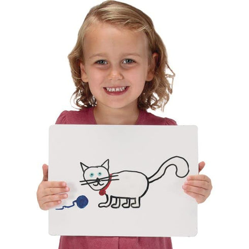 Really Good Stuff Dry Erase Personal Lapboard, 9" x 12" for Classroom and Home Use