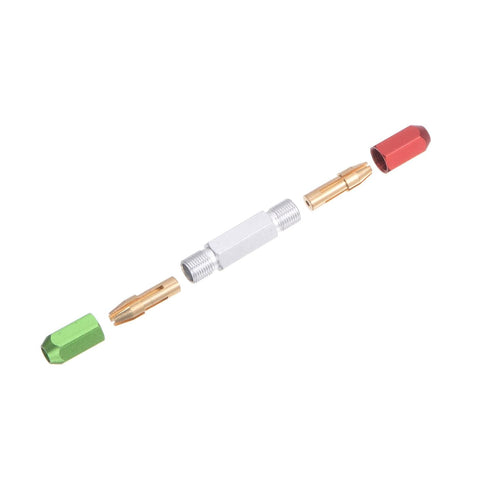 HARFINGTON Aluminum Alloy Pin Gage Handle - 3-4mm Clamping Range, Go No Double End Gauge Handle