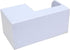 KINGFOM White Desk Organizer Caddy - Multi-function Pu Leather Storage Box for Office Supplies, Pens, Cell Phone,