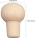 1 12 24Pcs Alipis Miniature Drawer Knobs Scale Tiny Furniture Accessories for Dollhouse Cabinet Door Handles Small Wood