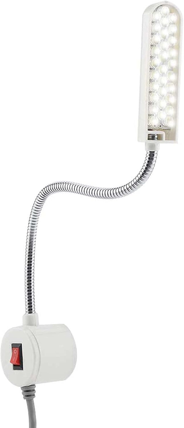 Zerodis Sewing Machine Light, LED Magnetic Base Desk Lamp for Workbench, Daylight Flexible Arm Work Lamp