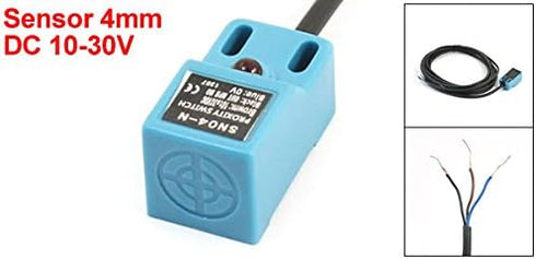 uxcell SN04-N 3-Wire NPN NO 4mm Approach Detect Inductive Sensor Proximity Switch DC 10-30V 200 mA by uxcell