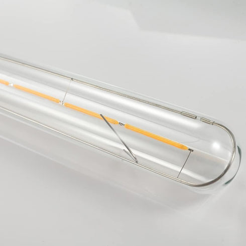 XININSUN T10 LED Bulb, 8.9 Inch Long Tubular LED Light Bulbs, 40 Watt Equivalent, 400LM, E26 4W LED T10 Bulb, Dimmable