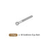 Shoulder Swing Lifting Bolt (M12x90mm) 1Pcs, 304 Stainless Steel Eye Bolts for Home Renovation, Pipeline Gate Valves