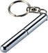Silver Retractable Mini Pen, Stainless Steel Pocket Tool for Students, Office Staff, and Construction Workers