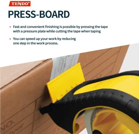 TENDO° Heavy Duty Shipping Tape Dispenser, Reusable Eco-Friendly 2’’ Master Piece with Patented Blades - P-2200 (4th