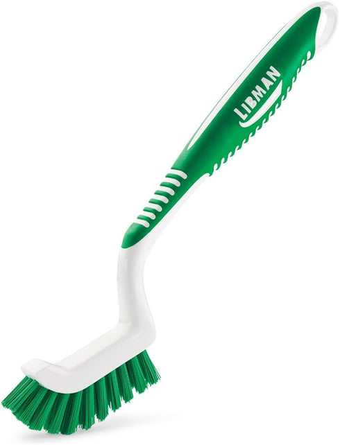 Libman Scrub Brush Kit Three Durable Brushes for Grout, Tile, Bathroom, Kitchen, Family Made in the USA