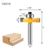 1/4 Inch Set, 3 6 Set (1/8", 1/4", 5/16", 3/8", 7/16", 1/2" (1/4 Inch) WSOOX Shank Rabbet Router Bit Pieces Rabbeting