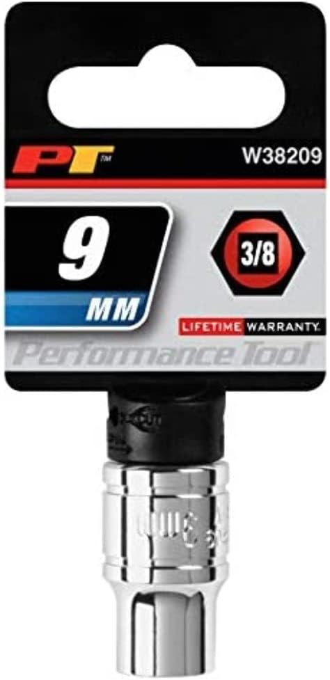Performance Tool W38209 3/8-Inch ive 6-Point Socket, 9mm by Performance Tool