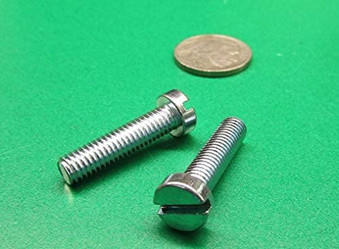 K-mac M6 1 mm 25 mm 50 Zinc Plated Cheese Head Slotted Machine Screws FT x x Length Pcs