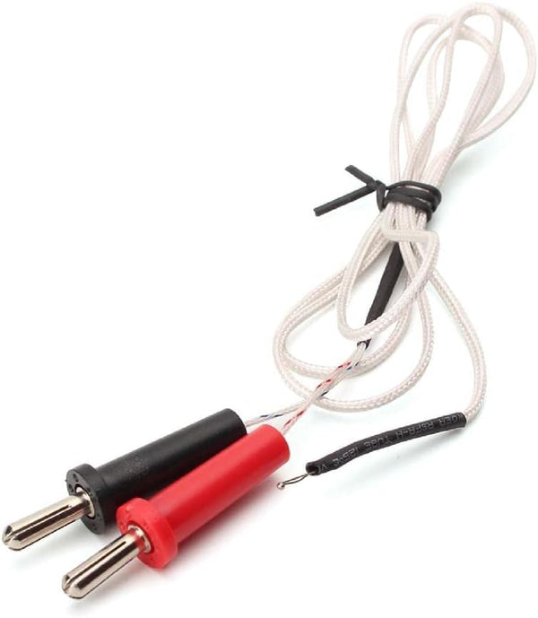 Handheld K Type Surface Thermocouple Temperature Sensor with 100cm Wire, -50°C to 350°C Measurement Range