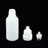 2 Pcs 15ml/0.5oz Plastic Dropper Bottles, Empty Squeezable Mini Refillable Containers with Cap and Plug, White/Red