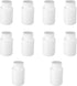 Othmro 10Pcs 2.7oz PE Plastic Bottles, 80ml Wide Mouth Storage Bottles with Cap for Lab Chemical Reagent