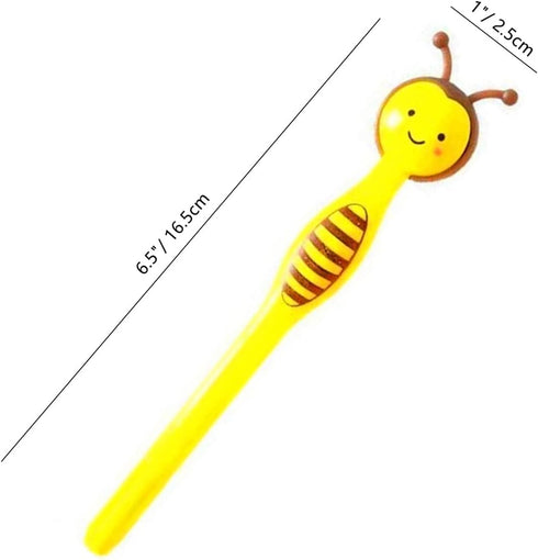 MIAO YUAN 40PCS Cute Bees Gel Pens Bumble Bee Party Favors Great Party Supplies and School Supplies Gift for Child, Women, Coworkers, Hostess and Girlfriend, Black Ink(0.5mm) by MIAO YUAN