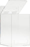 Okuna Outpost Acrylic Wall Mount Dispenser for Gloves, Shoe Covers, Hairnet Holder, Beard Nets Storage