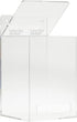 Okuna Outpost Acrylic Wall Mount Dispenser for Gloves, Shoe Covers, Hairnet Holder, Beard Nets Storage