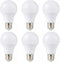 12V Low Voltage LED Light Bulbs - Daylight 7W E26 Standard Base, 60W Equivalent, Pack of 6