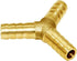 Joywayus 5PCS 1/4" ID Hose Barb Y Shaped 3 Way Union Fitting for Water, Fuel, Air