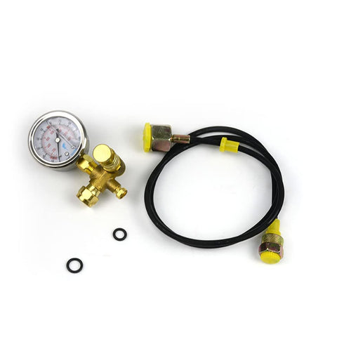 Pressure Gauges Kit, Test Gauge Tool for Nitrogen Gas Charging Hydraulic Breaker Hammer Device, 6MPa Measurement