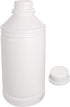 Othmro PE Plastic Lab Chemical Reagent Bottles 5pcs, 1000ml/34oz Small Mouth 28mmID Round Sample Liquid Storage Container Sealing Bottles White with Cap by Othmro