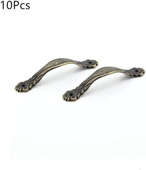 10pcs 65x10mm European Style Antique Bronze Mini Cabinet Handle Drawer Pull Jewelry Box Handle by bnafes