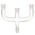 4 Way Claisen Distillation Adapter with 14/20 Joints, Connecting Adapter for Lab Supply
