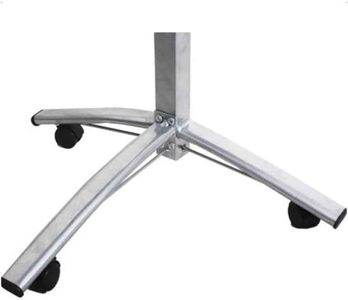 Pinikuyiro Rolling Adjustable Laptop Cart,Height Adjustable Mobile Laptop Stand Desk Rolling Cart,Black