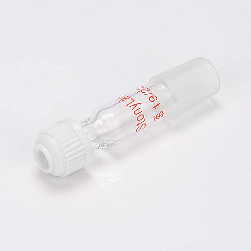 StonyLab Thermometer Inlet Adapter with 19/22 Inner Joint, 80mm Height for Distillation Apparatus