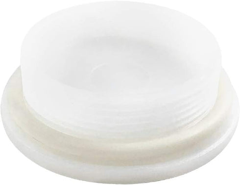 QWORK Bung Cap with 2" Thread Size for 55 Gallon Plastic Drums - 4 Pack Poly Buttress Drum Bung