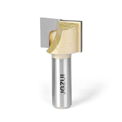 JGZUI 1/2inch 1-1/8"" (1/2inch 1-1/8"" Shank Router Bits, Diameter, Carbide Tipped Cleaning Bottom Bit for Surface