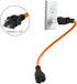 1Ft 12AWG 15 Amp to 20-Amp Adapter Cable, Nema 5-15P to 5-20R, Heavy Duty 125V 15A to 20A Power Cord