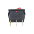 5 Pcs AC 16A/250V 20A/125V 3 Pin Switch, 2 Position Red Light On Off SPST Boat AC Rocker Switch KCD3