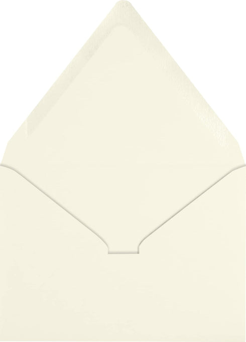 LUXPaper 4Bar A1 Contour Flap Invitation Envelopes | 3 5/8" x 5 1/8" | Natural | 70lb. Text | 50 Qty by LUXPaper