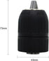 YXQ 2.0-13mm Tapered Keyless Drill Chuck, 1/2"-20 UNF Mount, Quick Change Electric Drill Tool