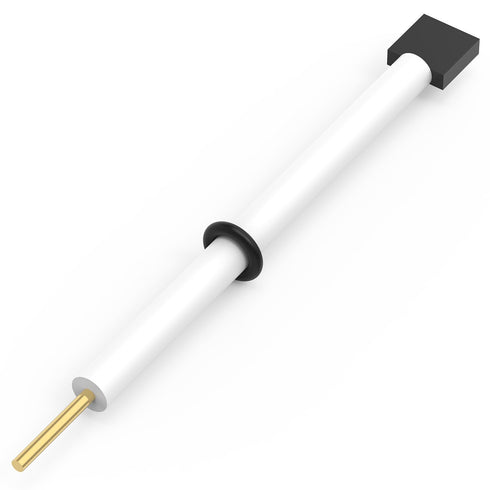 Graphite Rod Nickel Electrode, 10x10x3 mm Laboratory Electrolytic Cell Nickel Electrode with PTFE Body