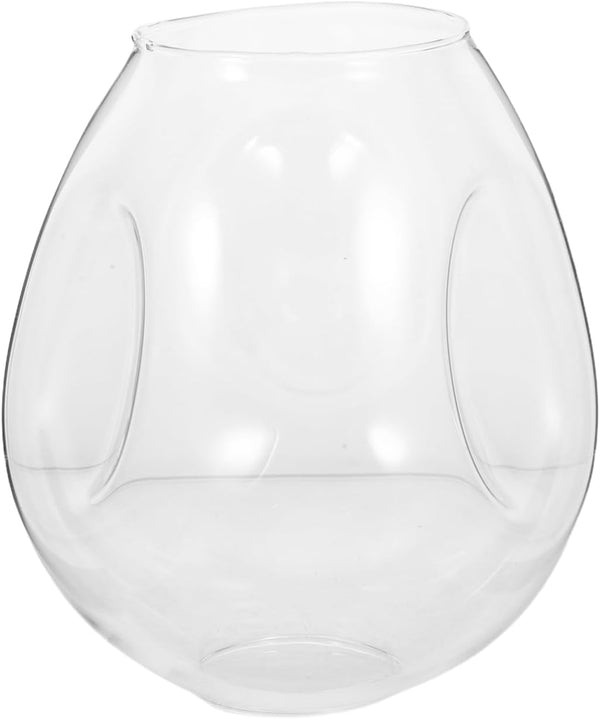 SEWACC Transparent Glass Lampshade Cover European Style for Bedroom Wall Floor Lamps